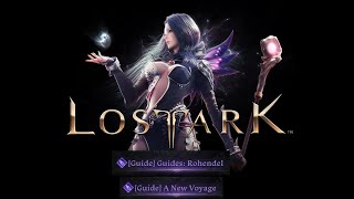 Rohendel Adasına Nasıl Gidilir  Guide Guides Rohendel  Guide A new Voyage LostArk mmorpg [upl. by Lede]