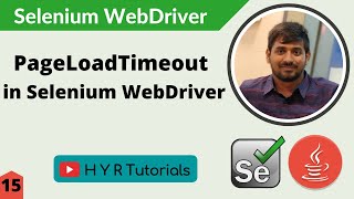 PageLoadTimeOut in Selenium WebDriver  Selenium Tutorial [upl. by Oirevlis]