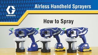 Ultra Handheld Operation  How to Spray [upl. by Lebazi]