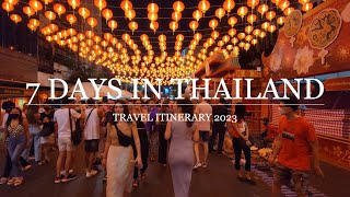 7 Days in Thailand 2023 A Travel Itinerary [upl. by Martz55]