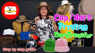 Tutorial Cap Printing using Dark Transfer Paper Manaymo [upl. by Honeyman140]