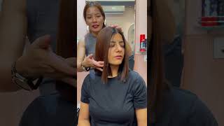 Hair Botox treatment 💇‍♀️Gobal hair colour [upl. by Ellenwad]