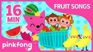 Pinkfong Fruit ABC and more  Fruit Songs  Compilation  Pinkfong Songs for Children [upl. by Earahc]