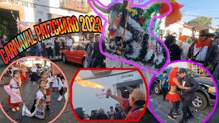 CARNAVAL PÁTZCUARO MICHOACÁN 2023 Toritos de las colonias desfilan por las calles del centro [upl. by Amliw]