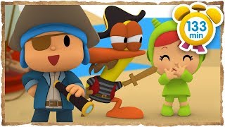 ☠️ POCOYO FULL EPISODES in ENGLISH  Pirates on Board  133 min   VIDEOS and CARTOONS for KIDS [upl. by Gamaliel]