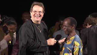 A Blind Man is Healedquot  Reinhard Bonnke prays for Chris Apkan [upl. by Kurland544]