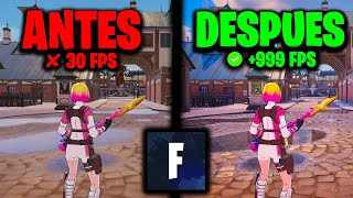 La MEJOR OPTIMIZACION Para FORTNITE C5S4 ✅ AUMENTA tus FPS [upl. by Nereus392]