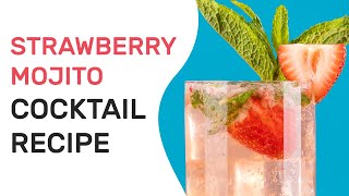 How to Make The BEST Strawberry Mojito 🍓 [upl. by Sallyann]