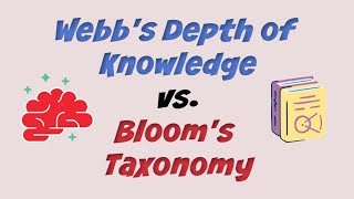 Blooms Taxonomy vs Webbs Depth of Knowledge [upl. by Ahsekram131]