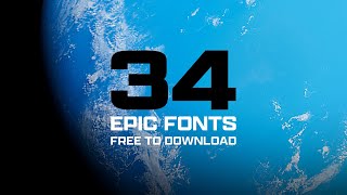 34 Cinematic Fonts For 2022 FREE Downloads [upl. by Greenlee]