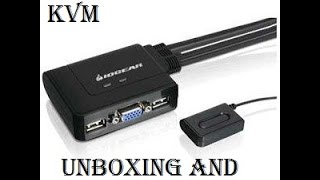 IOGear GCS22U 2 port KVM Unboxing and Setup [upl. by Ecirtnom53]