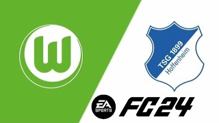 Wolfsburg vs Hoffenheim  Bundesliga  FC 24 [upl. by Eidarb707]