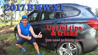 2017 BMW X1  8 Useful tips amp tricks you need to know [upl. by Feldstein159]