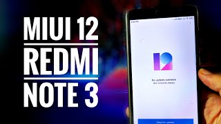 MIUI 12 for Redmi Note 3 [upl. by Sterne]