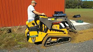 Trenching with Vermeer CTX160 [upl. by Ellenej150]