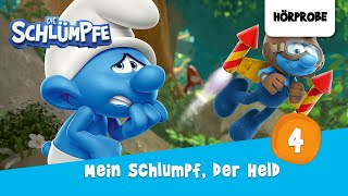 Die Schlümpfe  Folge 4 Mein Schlumpf der Held  Hörprobe zum Hörspiel [upl. by Nnylyak]