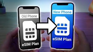 How to Transfer eSIM from one iPhone to Another [upl. by Caresa449]