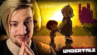 THIS IS AMAZING  Undertale PACIFIST ENDING [upl. by Nomyaw540]