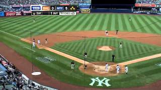 20110730 Yankees 12run first [upl. by Notsla]