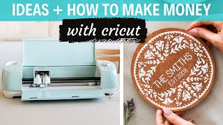 CRICUT Project IDEAS  HOW TO MAKE MONEY WITH IT WHAT YOU CAN MAKE WITH YOUR Cricut Explore Air 2 [upl. by Htinnek]