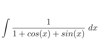 Integral of 11cosxsinx Weierstrass substitution [upl. by Edyak]