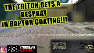 How To Spray A Bed Liner With Raptor [upl. by Gershon]