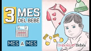 📆👶🏻 TERCER MES del bebé  3 MES  Desarrollo y cuidados [upl. by Meraree]