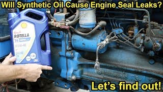 Will Synthetic Motor Oil Cause Engine Seal Leaks Lets find out [upl. by Asiat]