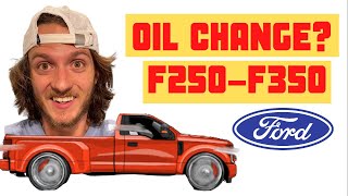 20112022 Ford F250F350 62L OIL CHANGE [upl. by Mojgan]