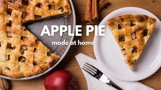 How to Bake an Apple Pie at Home  Easy Homemade Apple Pie Recipe [upl. by Cony287]