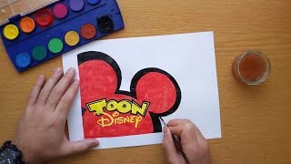 TOON Disney logo  painting [upl. by Emsmus]