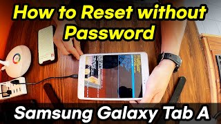 How to Reset Samsung Galaxy Tab A without Password Hard Reset Factory Reset SMT350 [upl. by Amlet]