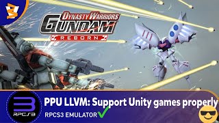 RPCS3 v003216582  Dynasty Warriors Gundam Reborn PlayableVulkan [upl. by Ardnalac239]