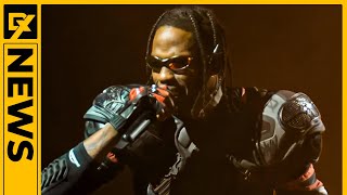 Travis Scott Calls Out Grammys Over Best Rap Album Snub During Fiery Performance [upl. by Abbie]