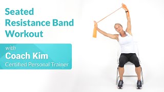 15Minute Seated Resistance Band Workout [upl. by Layol]