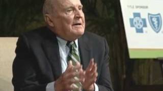 2009 Global Business Forum Jack Welch  Former CEO General Electric [upl. by Nohsal]