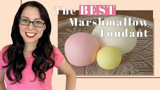 The BEST Marshmallow Fondant Recipe EVER [upl. by Loresz]