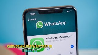 Cara Download Whatsapp Di iPhone 13 [upl. by Akelahs828]