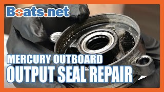 Mercury 40HP Prop Seal Replacement  Mercury 40 Outboard Output Seal Replacement  Boatsnet [upl. by O'Conner60]