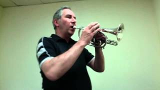 Kevin Morgan  Lip slurs arpeggios and trills for trumpet or cornet [upl. by Boucher]