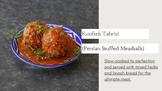 Koofteh Tabrizi a traditional Persian meatball dish that everyone loves [upl. by Arodasi]