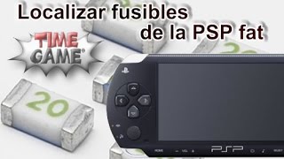 Localizar los fusibles principales en PSP fat [upl. by Ydaf]