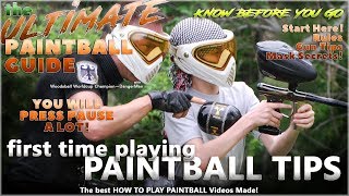 First Time Playing Paintball Tips The Ultimate Beginner Guide by DangerMan [upl. by Ahron716]