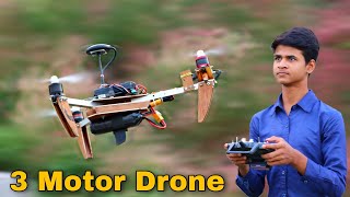 How To Make Tricopter Drone Using Pixhawk at Home [upl. by Ramahs]