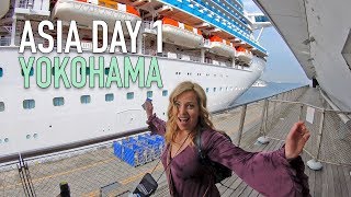 Asia Cruise Vlog Day 1 Yokohama Embarkation [upl. by Al]