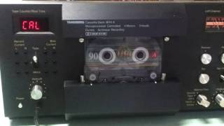 Cassette deck Tandberg 3014A  How it works [upl. by Aneda605]