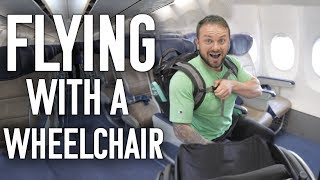 How To Fly Independently In a Wheelchair  My Top Tips and Tricks [upl. by Atteuqaj]