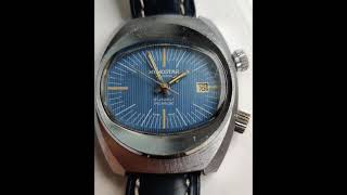 1970s Memostar Alarm watch demo [upl. by Elephus]