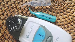 Nu Skin Galvanic Spa System Facial Gels with ageLOC  SPIRIT [upl. by Suirauqed517]