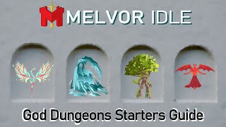 God Dungeons Starters Guide  Melvor Idle [upl. by Adnar]